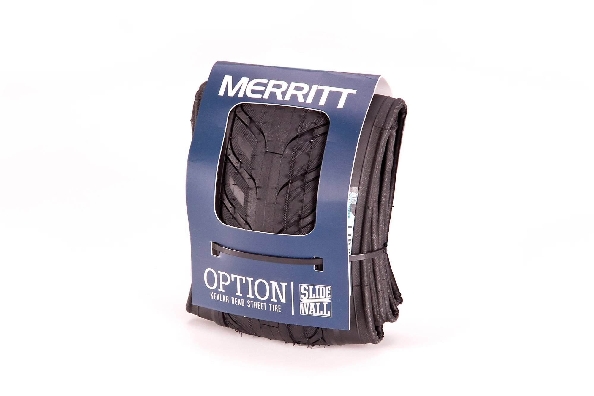 Merritt, Merritt BMX Kevlar Option Tire 2.235" - Black