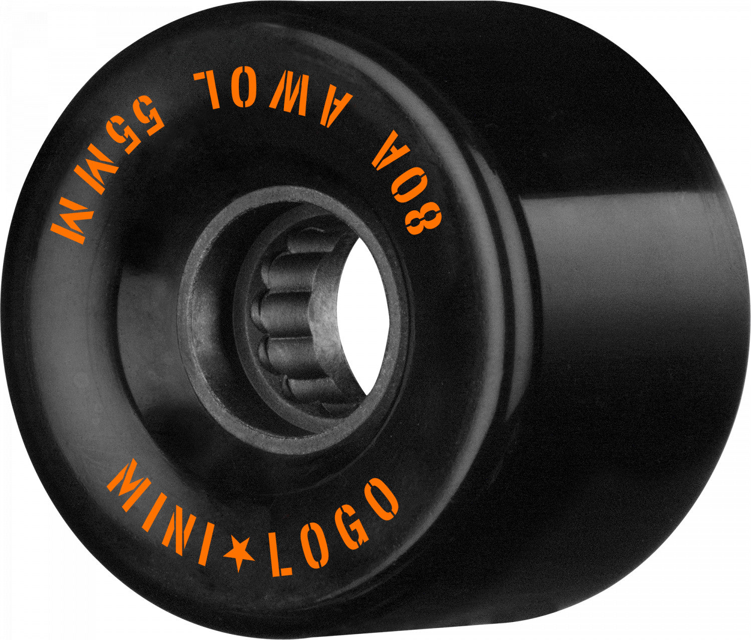 Mini Logo, Mini Logo AWOL Wheels ATF 55mm 80a - Black (Set of 4)