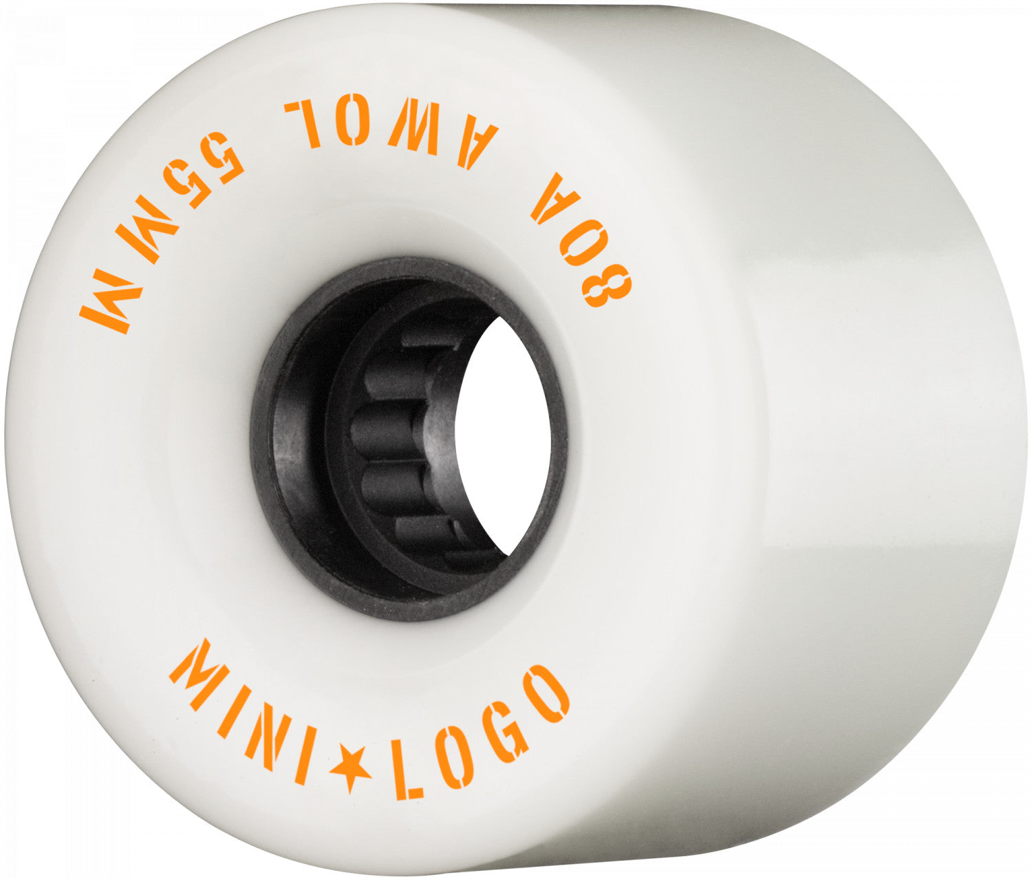 Mini Logo, Mini Logo AWOL Wheels ATF 55mm 80a - White (Set of 4)