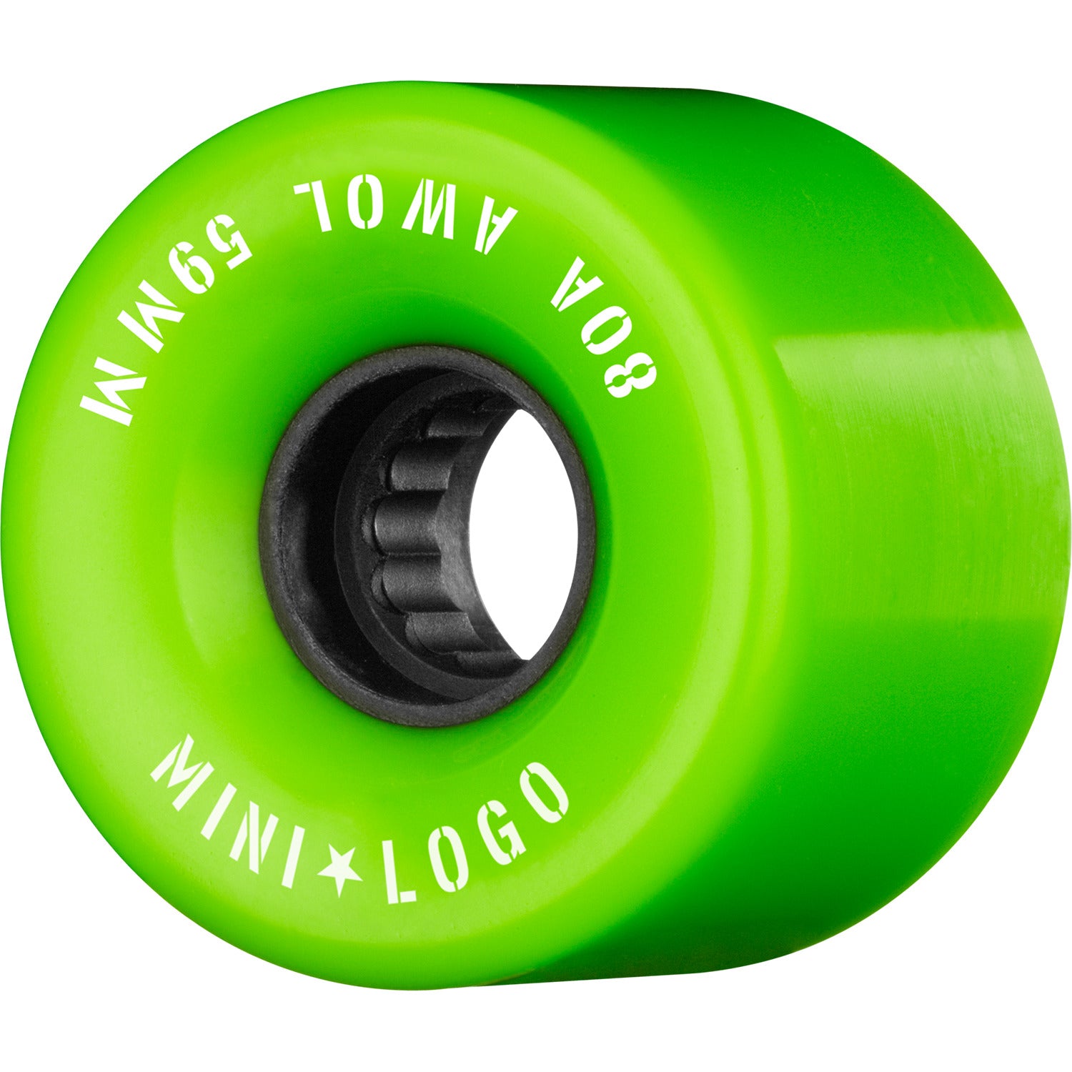 Mini Logo, Mini Logo AWOL Wheels ATF 59mm 80a - Green (Set of 4)