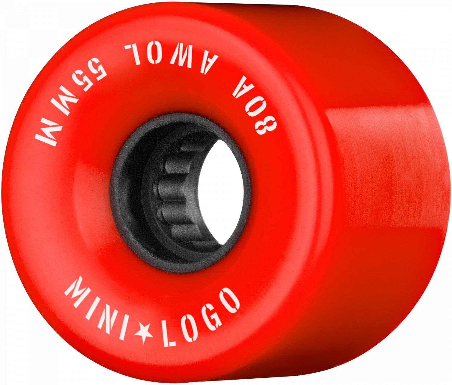 Mini Logo, Mini Logo AWOL Wheels ATF 59mm 80a - Red (Set of 4)