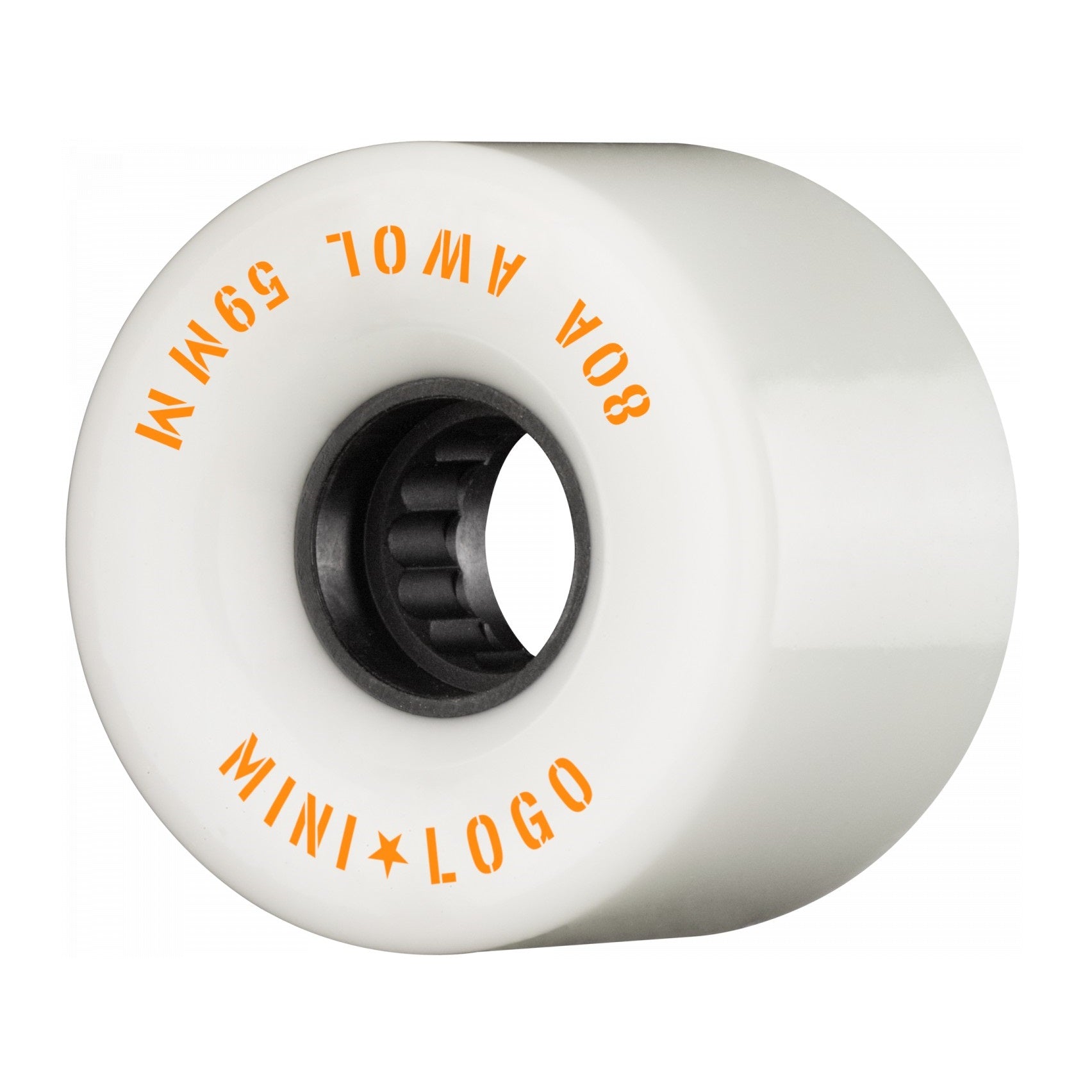 Mini Logo, Mini Logo AWOL Wheels ATF 59mm 80a - White (Set of 4)