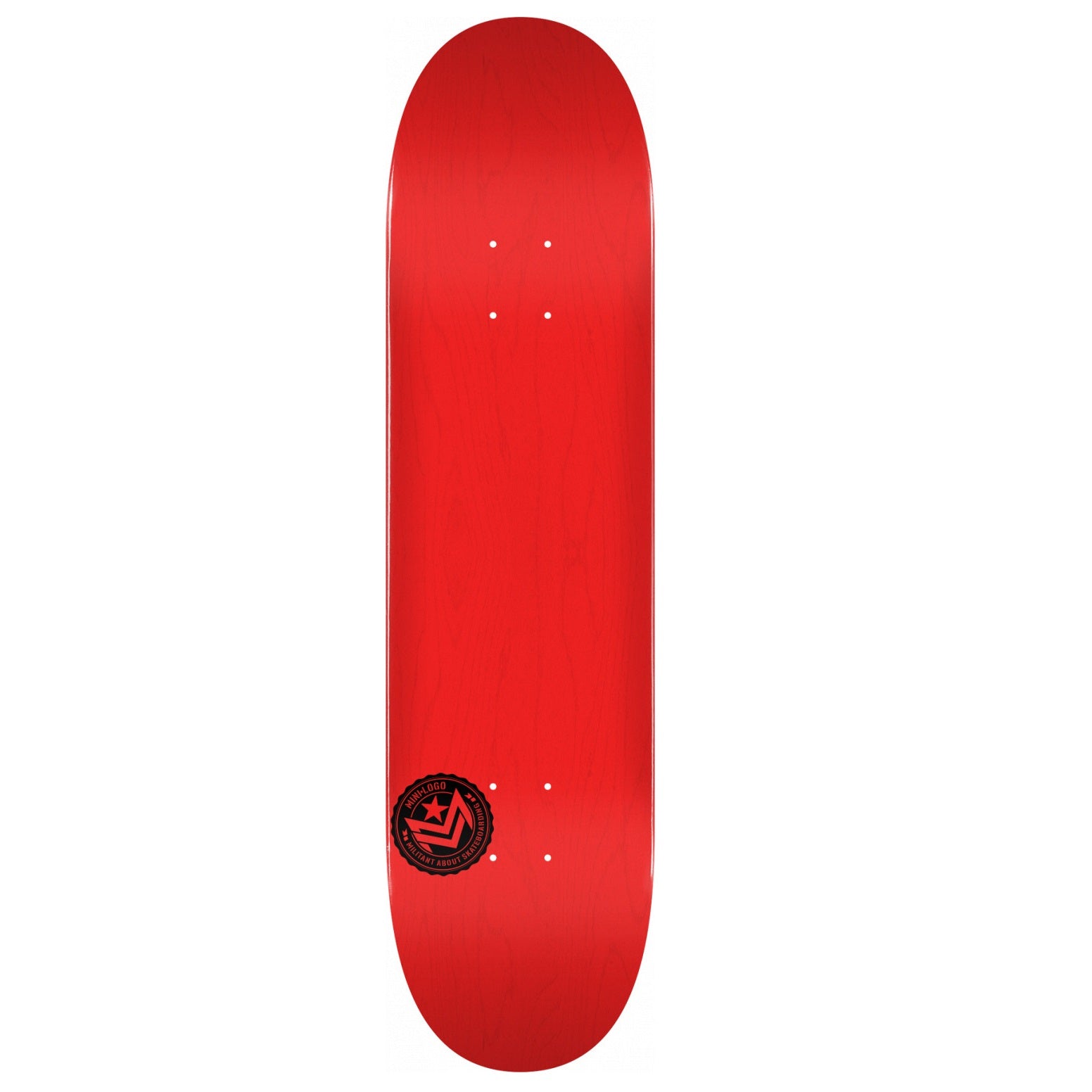 Mini Logo, Mini Logo Chevron Stamp 2 Skateboard Deck - 8.25" Red