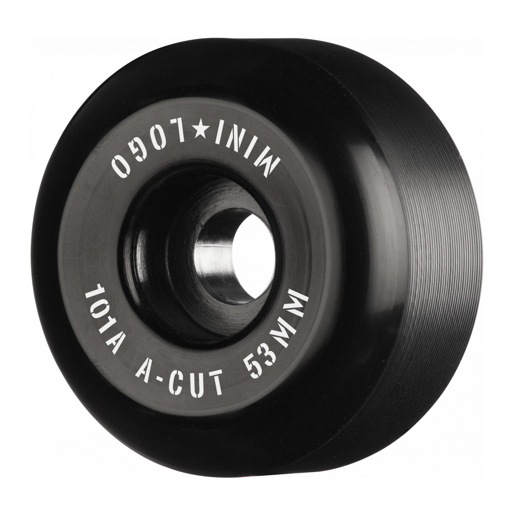 Mini Logo, Mini Logo Wheels A-Cut "2" 53mm 101a - Black (Set of 4)