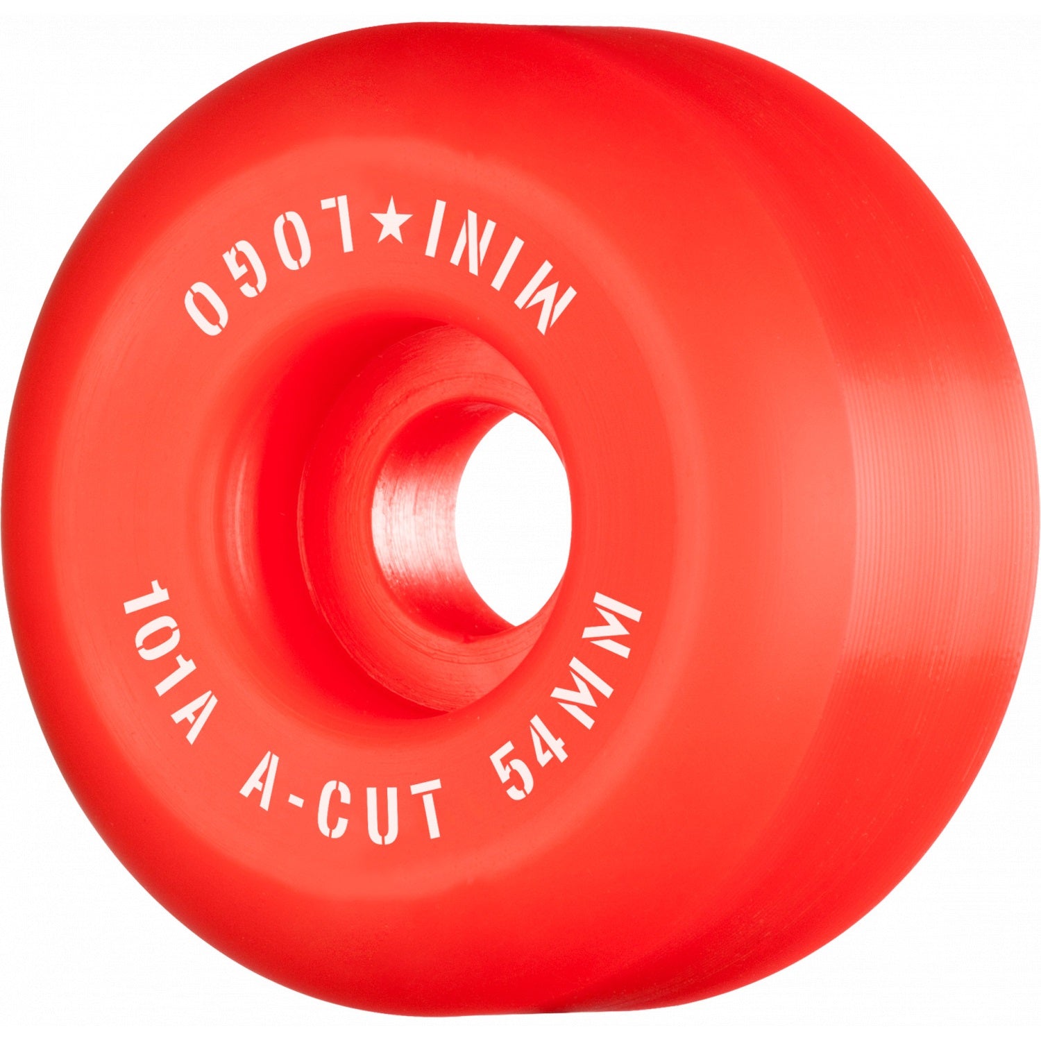 Mini Logo, Mini Logo Wheels A-Cut "2" 54mm 101a - Red (Set of 4)