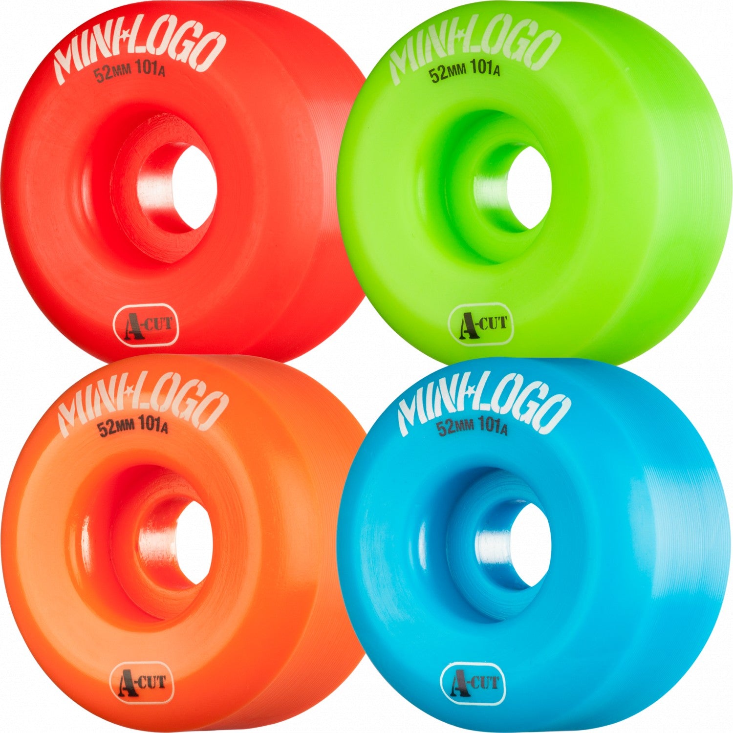 Mini Logo, Mini Logo Wheels A-Cut 52mm 101a - Multi (Set of 4)