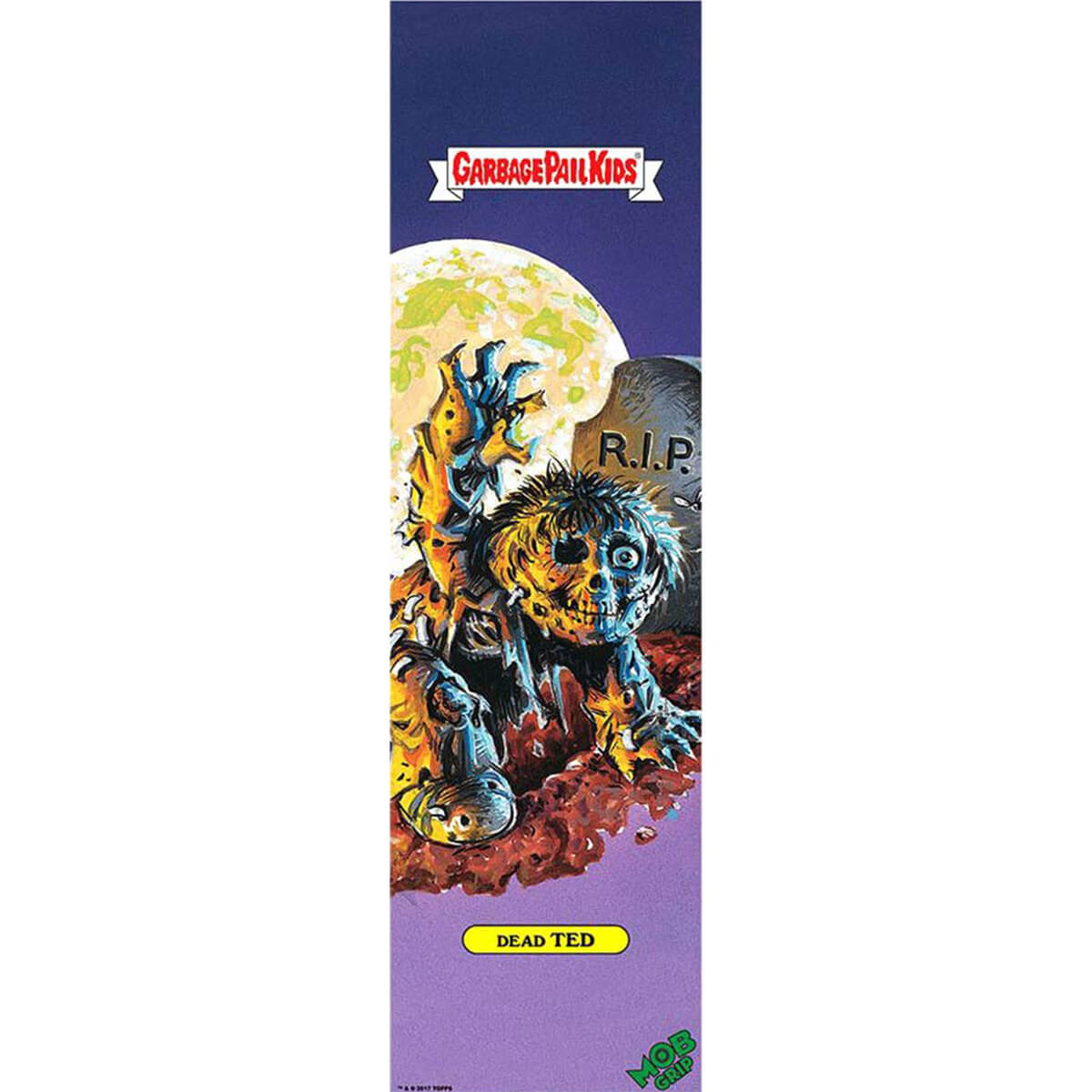 Mob Grip, Mob Garbage Pail Kids Dead Ted Single Sheet Griptape - 9"x33"