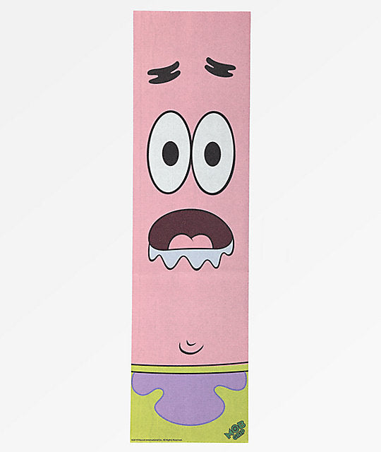 Mob Grip, Mob Spongebob Squarepants Patrick Single Sheet Griptape - 9"x33"