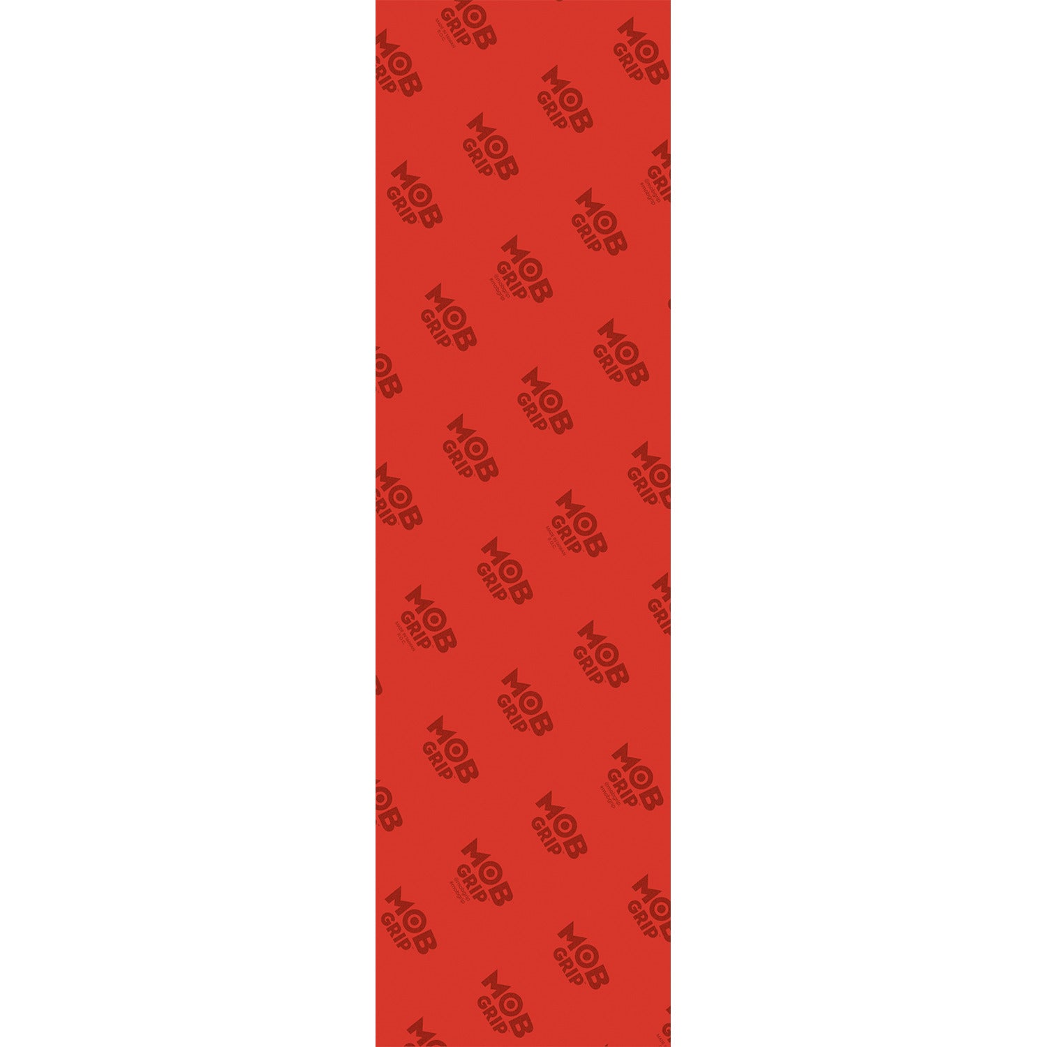 Mob Grip, Mob Trans Colors Single Sheet Griptape 9"x33" - Red