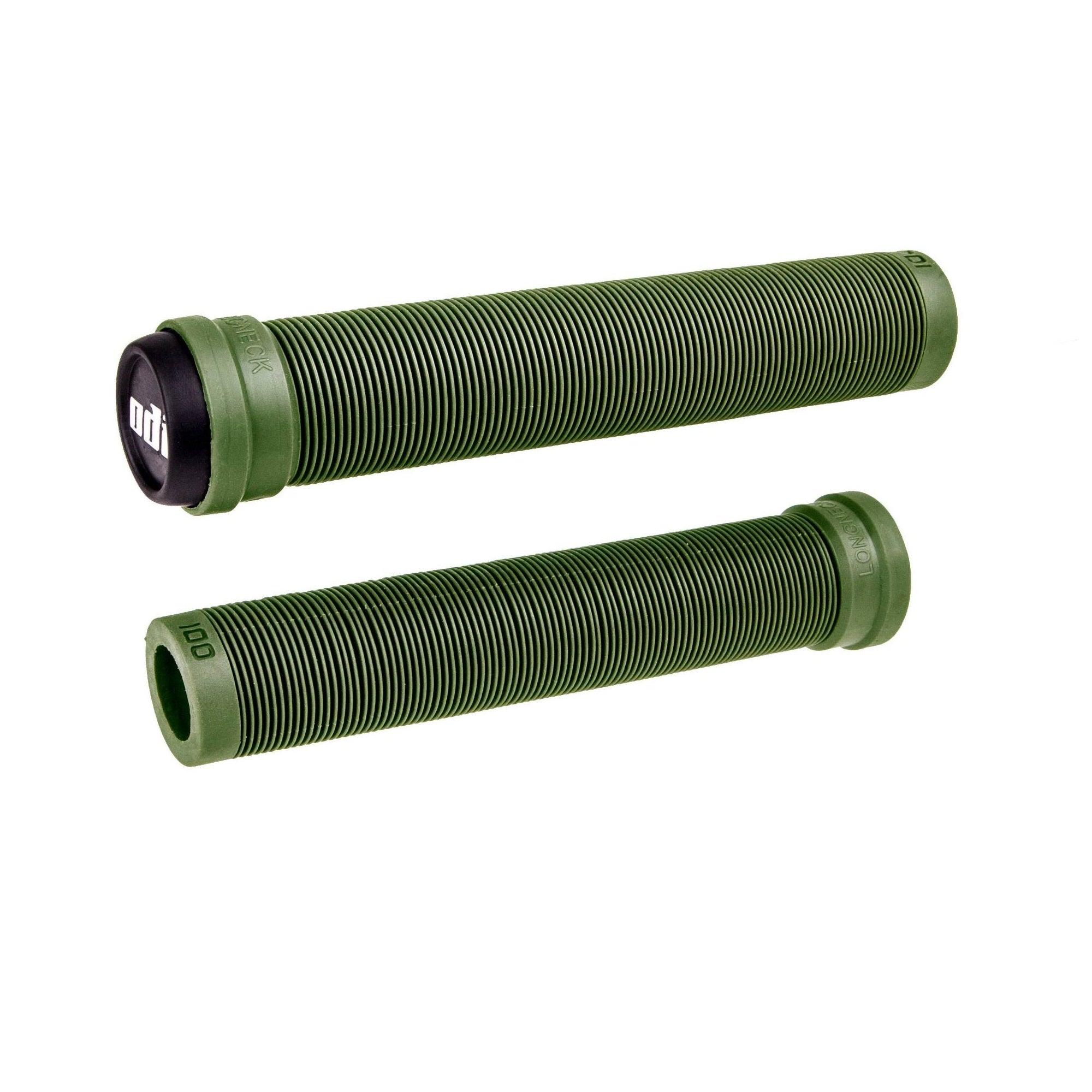 ODI Grips, ODI Longneck SLX Flangeless Grips 160mm - Army Green