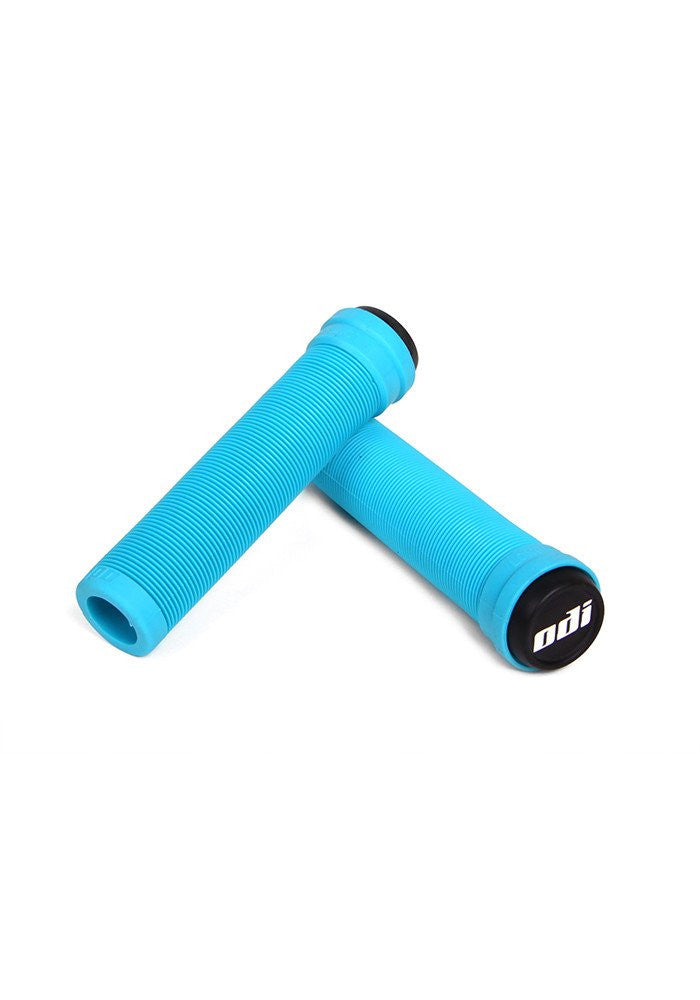 ODI Grips, ODI Longneck Soft Flangeless Grips 135mm - Aqua