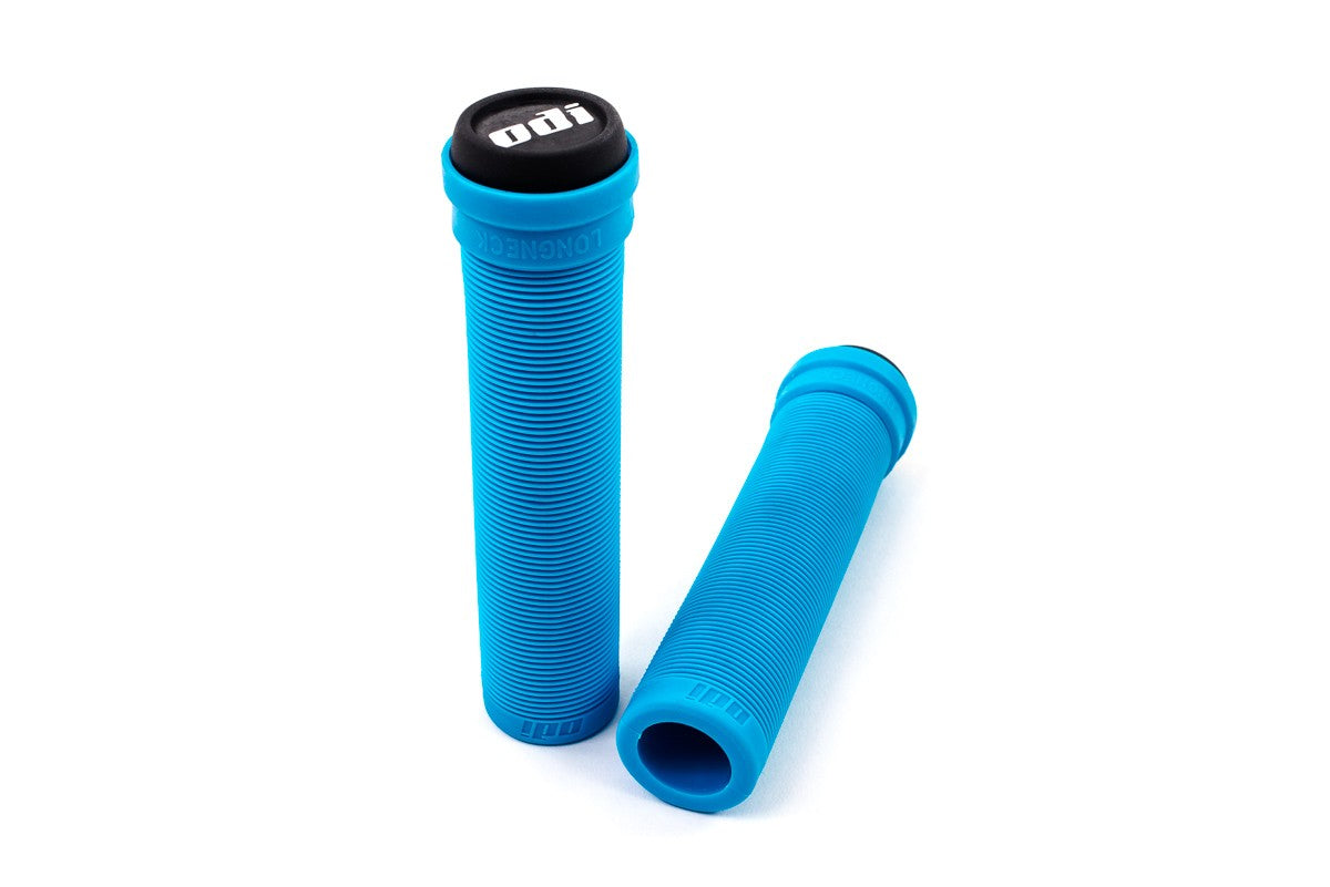 ODI Grips, ODI Longneck Soft Flangeless Grips 135mm - Light Blue