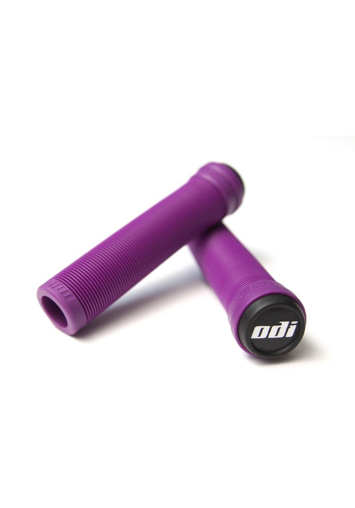 ODI Grips, ODI Longneck Soft Flangeless Grips 135mm - Purple