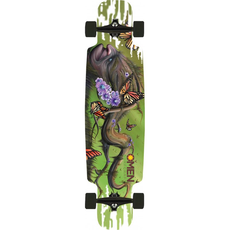 Omen, Omen Mr. Bristlecone Drop Through Longboard Complete - 9.5"