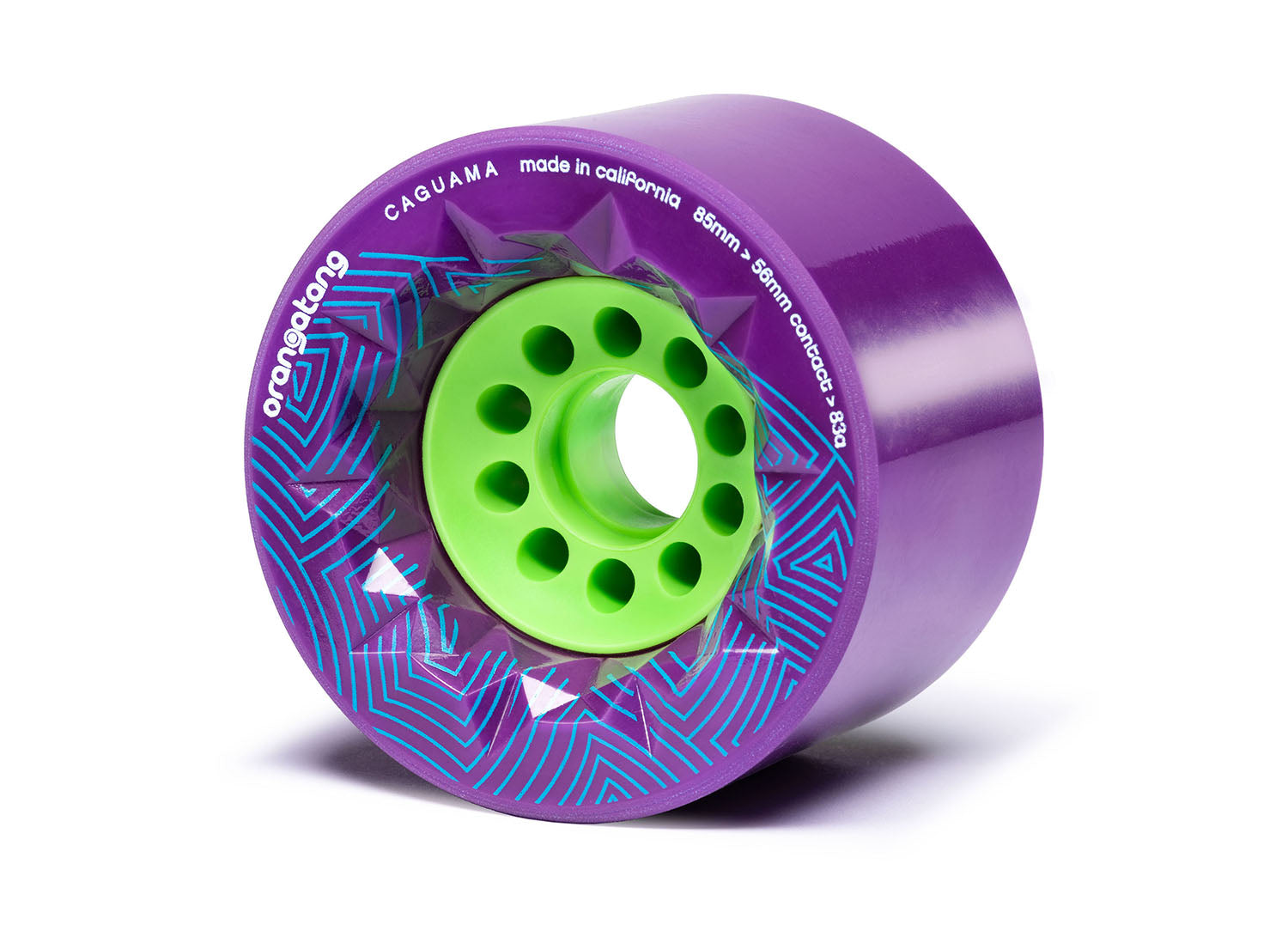 Orangatang, Orangatang Caguama 85mm 83a Longboard Wheels - Purple (Set of 4)