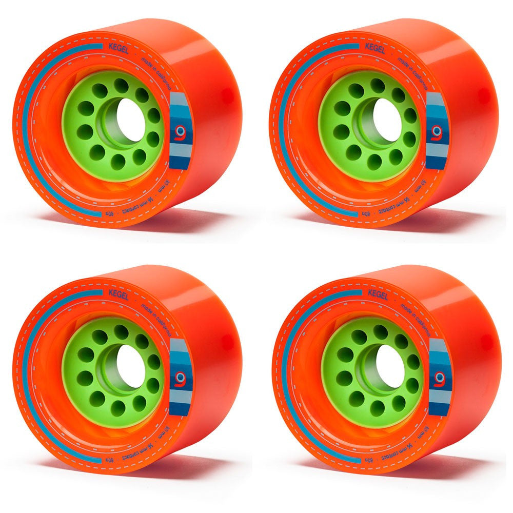 Orangatang, Orangatang Kegel Longboard Wheels 80mm 80a - Orange