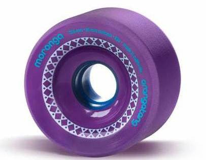 Orangatang, Orangatang Moronga 72.5mm 83a purple Longboard Wheels (Set of 4)