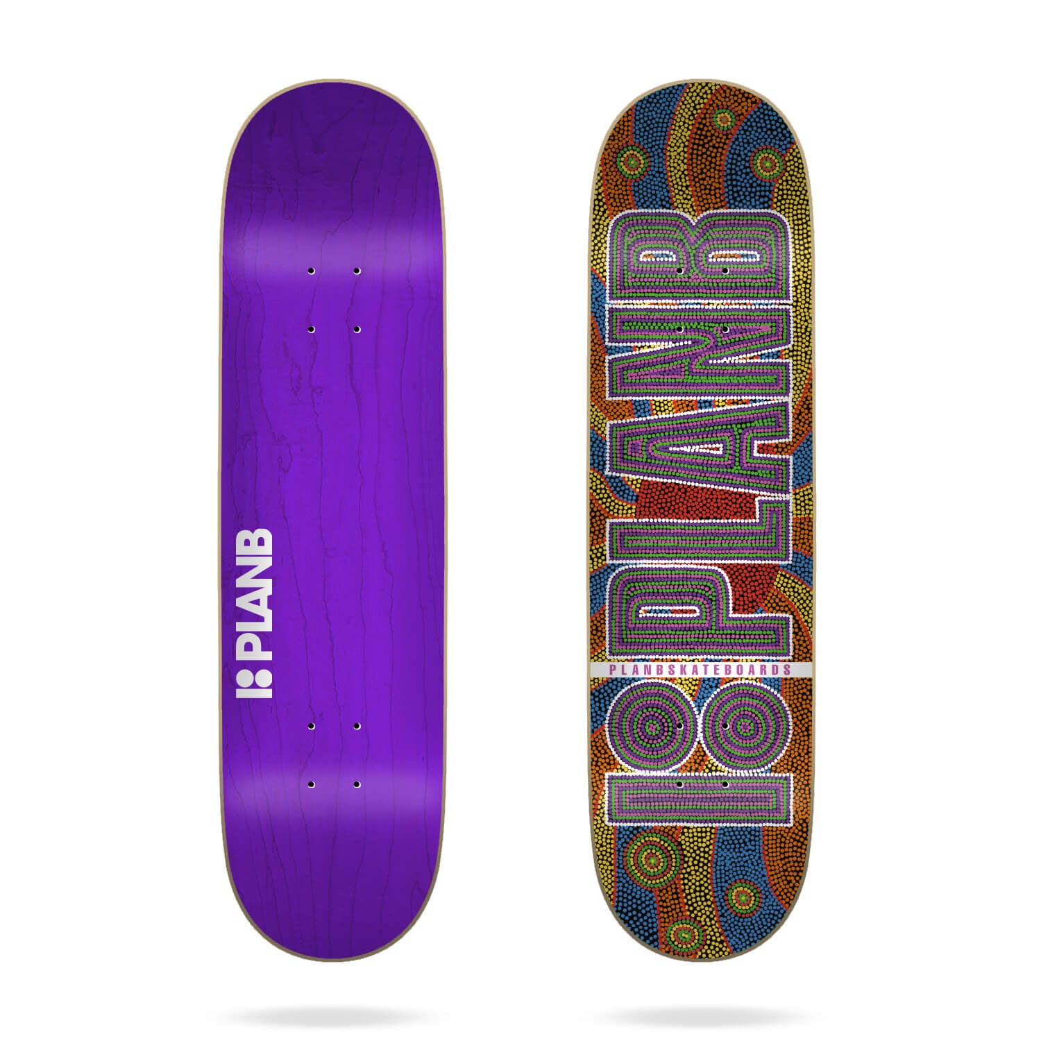 Plan B, Plan B Aboriginal Skateboard Deck - 8.0"