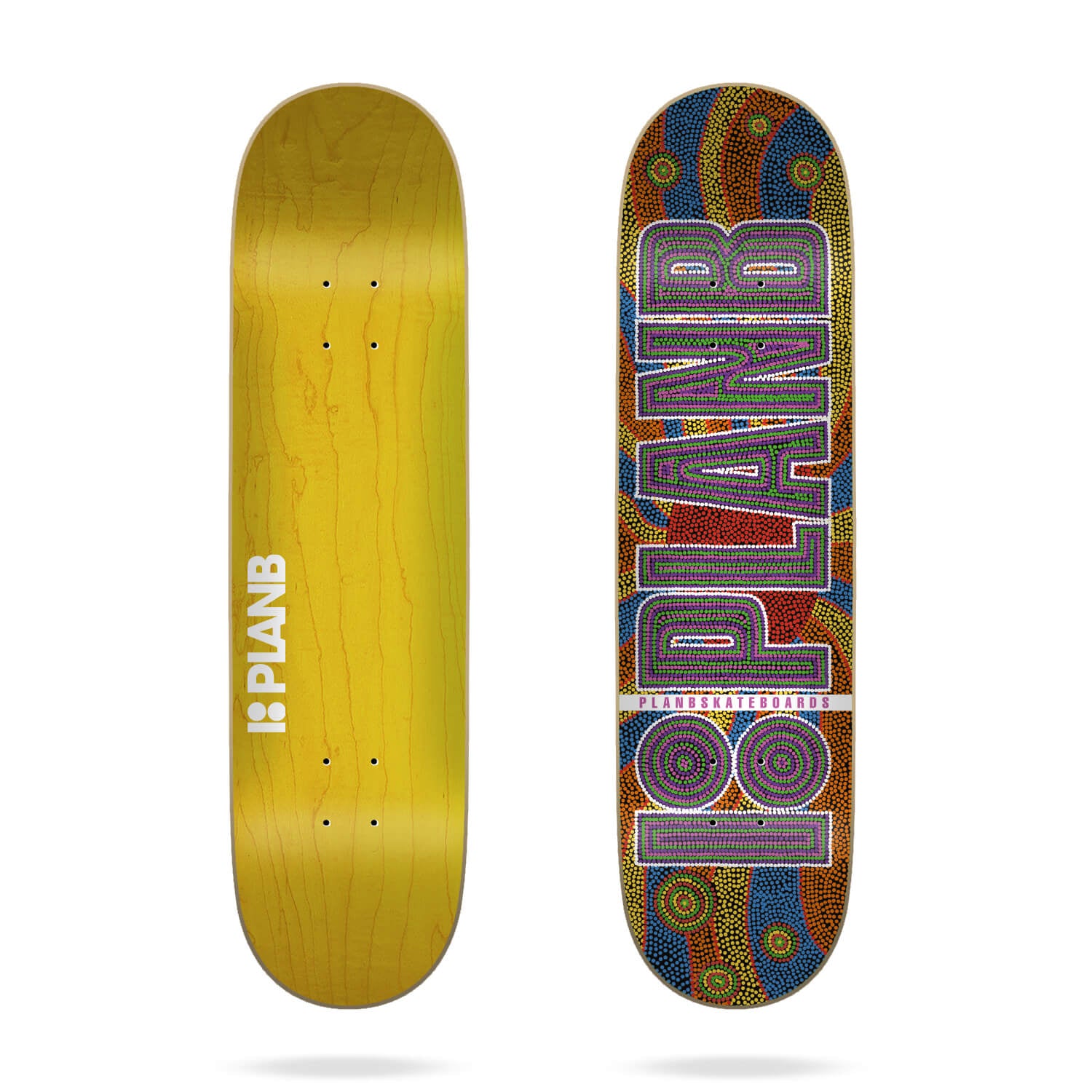 Plan B, Plan B Aboriginal Skateboard Deck - 8.5"