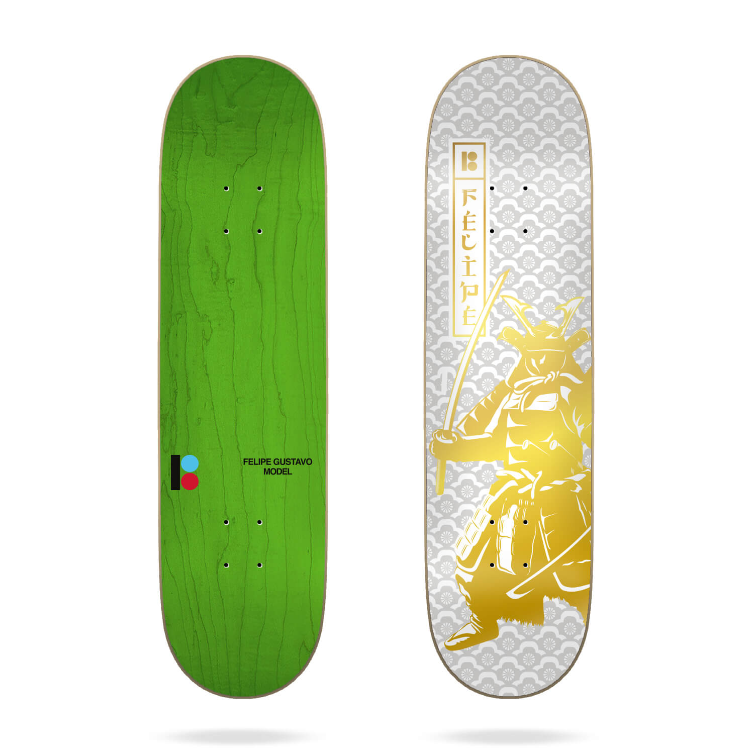 Plan B, Plan B Felipe Samurai Skateboard Deck - 7.75"