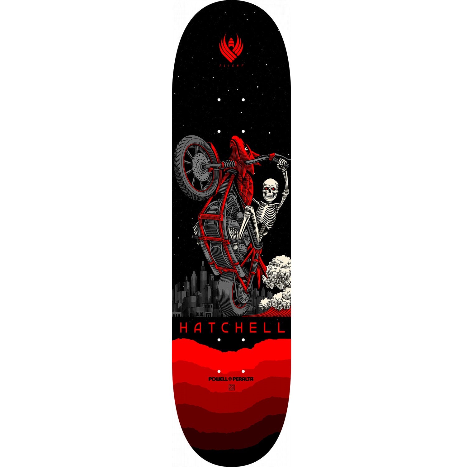 Powell Peralta, Powell Peralta Ben Hatchell Moto Flight Skateboard Deck - 8.5"