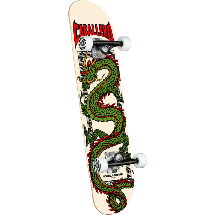 Powell Peralta, Powell Peralta Cab Chinese Dragon Birch Skateboard Complete - 7.5" Ivory