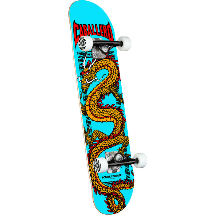 Powell Peralta, Powell Peralta Cab Chinese Dragon Birch Skateboard Complete - 7.75" Blue