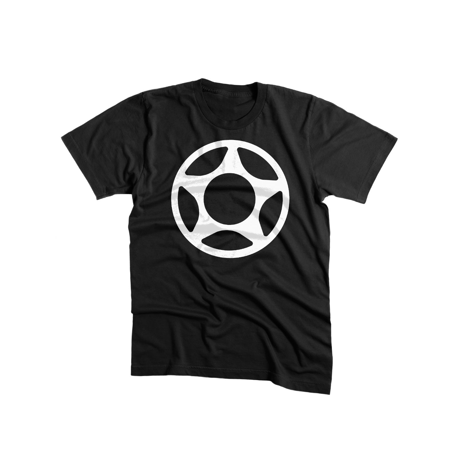 Proto, Proto Big Star Tee - White on Black