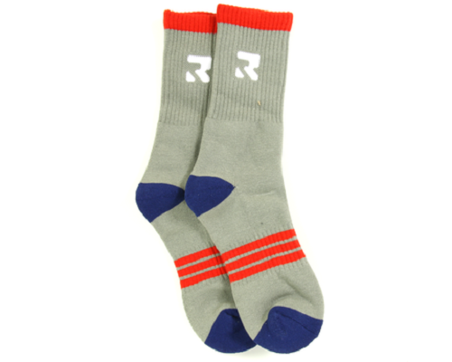 Root Industries, Root Industries Three Stripes Socks - Grey